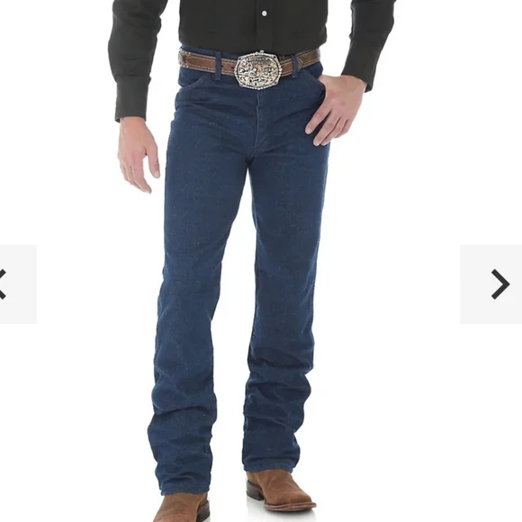 Men's 36x38 Wrangler 13MGSHD George Straight Orig Fit Cowboy Cut Jeans - Picture 1 of 12